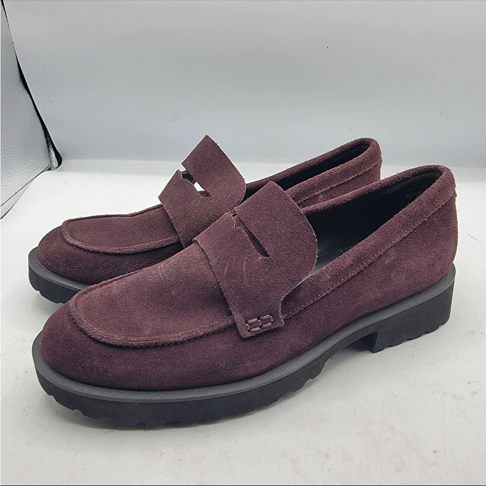 Cole Haan Women’s Newburg Suede Lug Sole Slip On Loafers Shoes Size 7.5 New